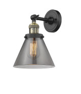 Sconces Single Glass by Innovations ( 405 | 203-BAB-G43 Franklin Restoration ) 