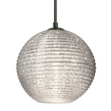 Mini Pendants Glass Down by Besa ( 74 | J-4616GL-LED-BK Besa Kristall 8 Pendant ) 