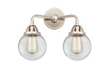 Bathroom Fixtures Two Lights by Innovations ( 405 | 288-2W-PN-G202-6-LED Nouveau 2 ) 
