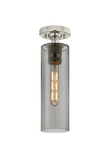 Semi-Flush Mts. Glass Down by Innovations ( 405 | 434-1F-PN-G434-12SM Downtown Urban ) 