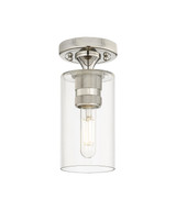 Semi-Flush Mts. Glass Down by Innovations ( 405 | 434-1F-PN-G434-7CL Downtown Urban ) 