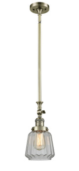 Mini Pendants Glass Down by Innovations ( 405 | 206-AB-G142-LED Franklin Restoration ) 