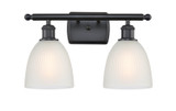 Bathroom Fixtures Two Lights by Innovations ( 405 | 516-2W-BK-G381-LED Ballston ) 