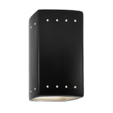 Exterior Wall Mt./Flush by Justice Designs ( 102 | CER-0925W-CRB-LED1-1000 Ambiance ) 