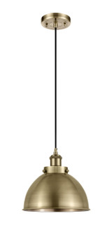 Mini Pendants Metal Shade by Innovations ( 405 | 916-1P-AB-MFD-10-AB-LED Derby ) 