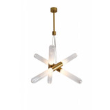 Mid. Chandeliers Starburst by Avenue Lighting ( 192 | HF7433-AB Tribeca ) 