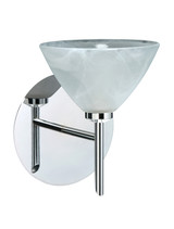 Sconces Single Glass by Besa ( 74 | 1SW-174352-CR Domi ) 