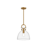 Mini Pendants Glass Down by Alora ( 452 | PD411811AGCL Waldo ) 