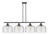 Linear/Island 4 Light + by Innovations ( 405 | 916-4I-BK-G74-L-LED Ballston Urban ) 