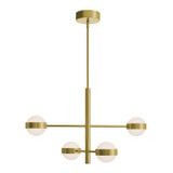 Mid. Chandeliers Glass Up by AFX Lighting ( 162 | VRNP2X4LAJUDLB Verona ) 
