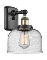 Sconces Single Glass by Innovations ( 405 | 916-1W-BAB-G74 Ballston Urban ) 
