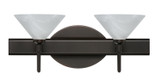 Bathroom Fixtures Two Lights by Besa ( 74 | 2SW-117652-BR Kona ) 