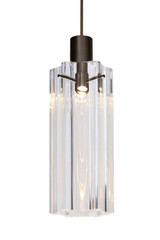 Mini Pendants Glass Down by Besa ( 74 | 1XT-ICE7CL-LED-BR Besa Ice 7 Pendant ) 