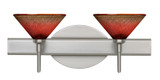 Bathroom Fixtures Two Lights by Besa ( 74 | 2SW-117681-SN Kona ) 