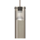 Mini Pendants Glass Down by Besa ( 74 | 1XT-6527ES-BR Besa Scope Pendant ) 