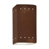 Exterior Wall Mt./Flush by Justice Designs ( 102 | CER-0925W-RRST-LED1-1000 Ambiance ) 