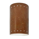 Exterior Wall Mt./Flush by Justice Designs ( 102 | CER-0990W-PATR Ambiance ) 