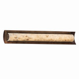 Bathroom Fixtures Cylindrical / Linear by Justice Designs ( 102 | ALR-8635-DBRZ Alabaster Rocks ) 