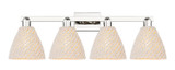 Bathroom Fixtures Four Lights by Innovations ( 405 | 716-4W-PN-NBD-75-NAT Arcadia ) 