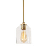 Mini Pendants Glass Down by AFX Lighting ( 162 | WMMP06MBSB William ) 