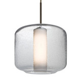 Mini Pendants Glass Down by Besa ( 74 | J-NILES10CO-LED-BR Besa Niles 10 Pendant ) 