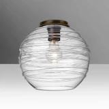 Flush Mounts Glass Down by Besa ( 74 | 462761C-EDIL-BR Besa Wave 10 Ceiling ) 