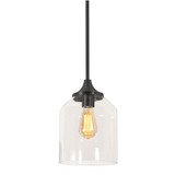 Mini Pendants Glass Down by AFX Lighting ( 162 | WMMP08MBBK William ) 