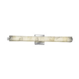 Bathroom Fixtures Cylindrical / Linear by Justice Designs ( 102 | ALR-8685-CROM Alabaster Rocks ) 