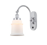 Sconces Single Glass by Innovations ( 405 | 918-1W-PC-G181-LED Franklin Restoration ) 