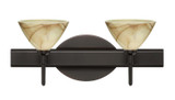 Bathroom Fixtures Two Lights by Besa ( 74 | 2SW-174383-BR Domi ) 