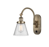 Sconces Single Glass by Innovations ( 405 | 918-1W-AB-G64 Franklin Restoration ) 
