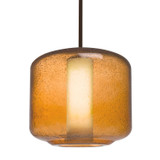Mini Pendants Glass Down by Besa ( 74 | 1TT-NILES10AO-LED-BR Besa Niles 10 Stem Pendant ) 