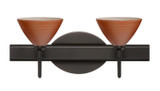 Bathroom Fixtures Two Lights by Besa ( 74 | 2SW-1743CH-BR Domi ) 