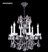 Mid. Chandeliers Candle by James R. Moder ( 64 | 94326AB22 Madrid Cast Brass ) 