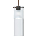 Mini Pendants Glass Down by Besa ( 74 | 1XC-6527EC-LED-BR Besa Scope Pendant ) 
