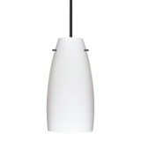 Mini Pendants Glass Down by Besa ( 74 | 1JT-1512KR-LED-BK Besa Tao 10 Pendant ) 