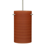 Mini Pendants Glass Down by Besa ( 74 | 1JC-4005CH-LED-SN Besa Tamburo 5 Pendant ) 