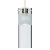 Mini Pendants Glass Down by Besa ( 74 | 1XC-6527EC-LED-SN Besa Scope Pendant ) 