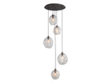 Large Chandeliers Glass Shade by Avenue Lighting ( 192 | HF8145-DBZ-CL Sonoma Ave. ) 