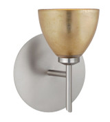 Sconces Single Glass by Besa ( 74 | 1SW-1758GF-SN Divi ) 