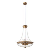 Foyer/Hall Lanterns Glass w/Frame by Alora ( 452 | PD464018AG Marcel ) 