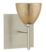 Sconces Single Glass by Besa ( 74 | 1SW-1758GF-SN-SQ Divi ) 