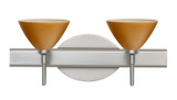 Bathroom Fixtures Two Lights by Besa ( 74 | 2SW-1743OK-SN Domi ) 