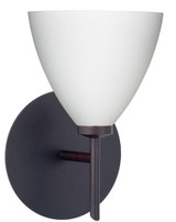 Sconces Single Glass by Besa ( 74 | 1SW-177907-BR Mia ) 