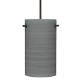 Mini Pendants Glass Down by Besa ( 74 | 1JC-4005TN-BR Besa Tamburo 5 Pendant ) 