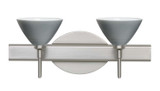 Bathroom Fixtures Two Lights by Besa ( 74 | 2SW-1743TN-SN Domi ) 