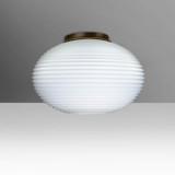 Flush Mounts Glass Down by Besa ( 74 | 491307C-LED-BR Besa Pape 12 Ceiling ) 