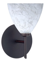 Sconces Single Glass by Besa ( 74 | 1SW-177919-BR Mia ) 