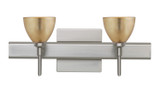 Bathroom Fixtures Two Lights by Besa ( 74 | 2SW-1758GF-SN-SQ Divi ) 