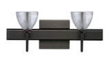 Bathroom Fixtures Two Lights by Besa ( 74 | 2SW-1758SF-BR-SQ Divi ) 